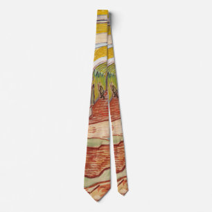 Corbata Corredor del Asilo de Van Gogh Arte Impresionista