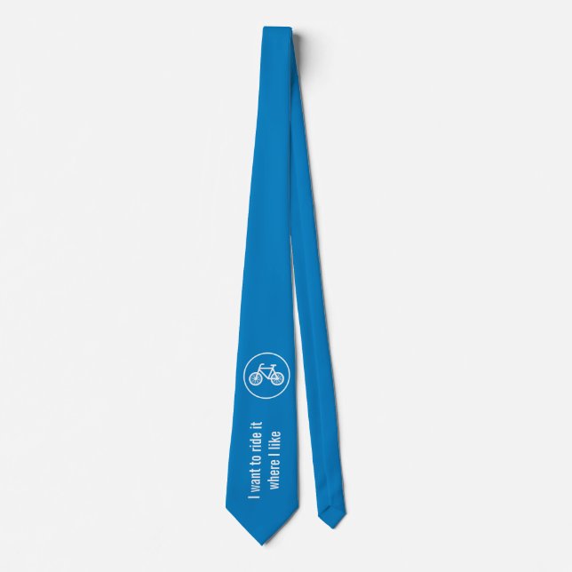Corbata Correr en bicicleta (Anverso)