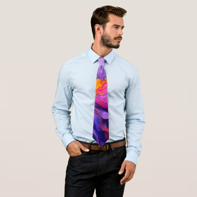 Corbata "Corrientes etéreas" (In situ)