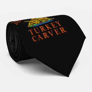 Corbata Cortador de Pavo Designado Día de Acción de Gracia