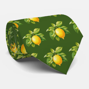 Corbata Cortar el lémino de limón
