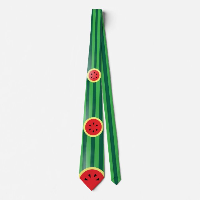 Corbata Cortes de sandía Fruity Stripy Novedad Neto (Anverso)