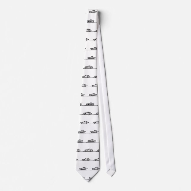 Corbata Corvette Stingray Split Blk (Anverso)