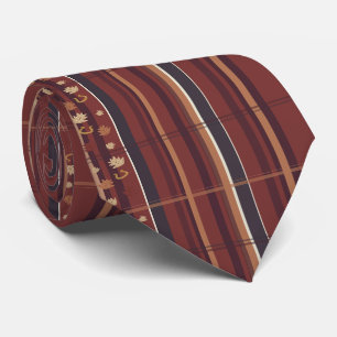 Corbata Cosecha Rusa Enorme Rojo Rico