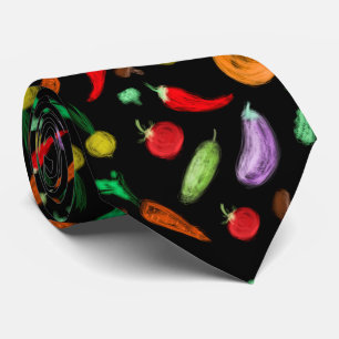 Corbata Cosecha verduras tomate pimienta hongo de zanahori