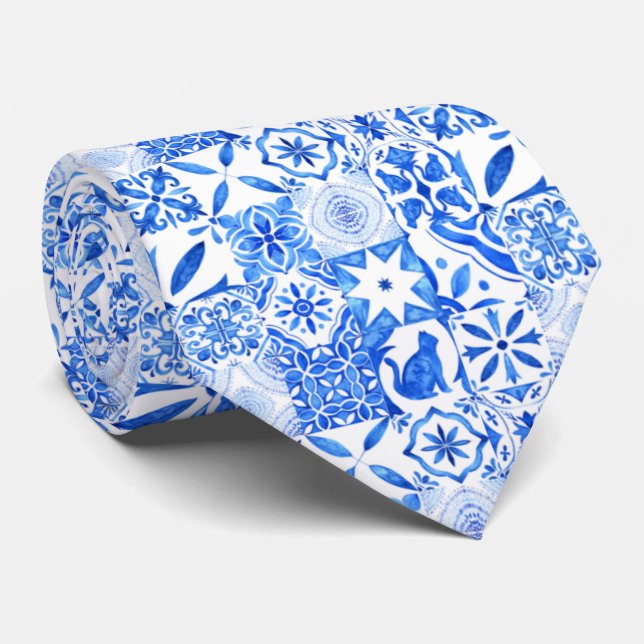 Corbata Costa Amalfi | Boda de limón mediterráneo (Enrollado)