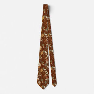 Corbata Cottagecore Bordado Floral Vintage Hoja