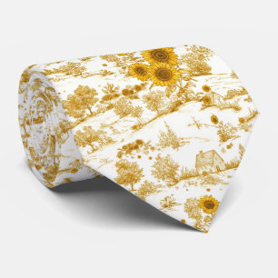 Corbata Cottagecore Girasol Toile Campestre (2)