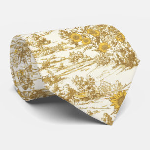 Corbata Cottagecore Girasol Toile Campestre (5)