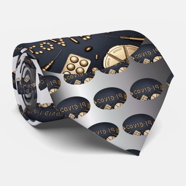 Corbata Covid-19 (Enrollado)