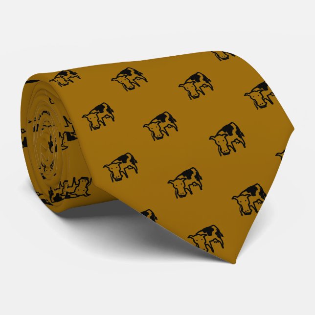 Corbata Cow Tie (Enrollado)