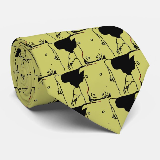 Corbata Cow Tie (Enrollado)