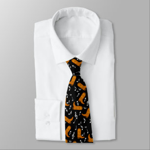 Corbata Cowboy Boots Music Notes