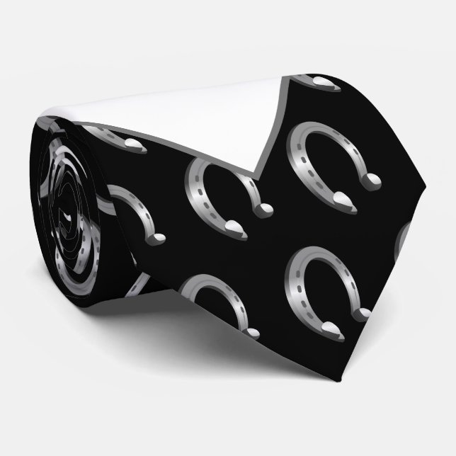 Corbata Cowboy Horseshoes | Iniciales (Enrollado)