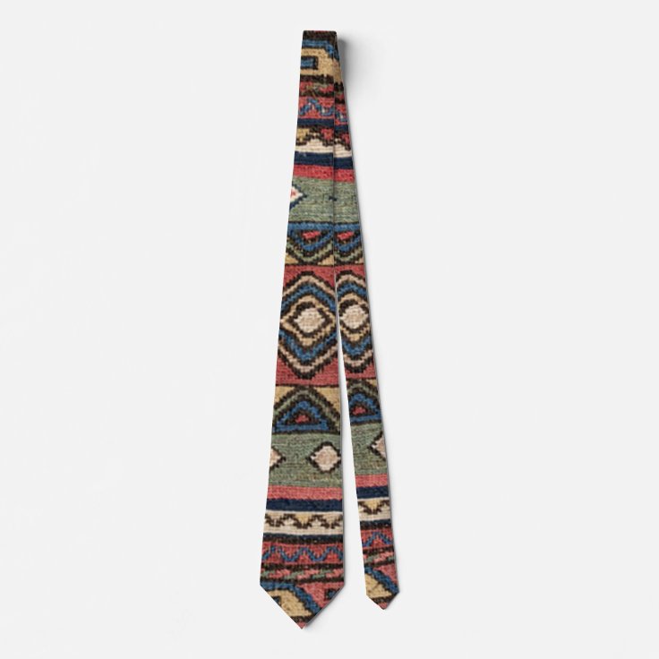 roto Sindicato Ballena barba Corbata Cowboy Sumakh : Blanco rojo colorido del siglo XIX | Zazzle.es