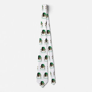 Corbata Cráneo alegre irlandés divertido ARR-ISH del