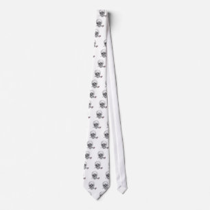Corbata Cráneo de la flor