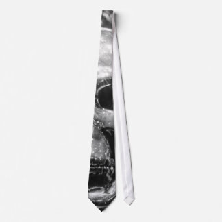 Corbata Cráneo de plata