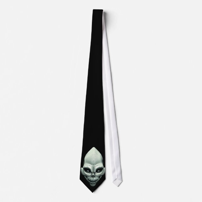 Corbata Cráneo extraterrestre extranjero marciano del (Anverso)