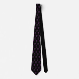 Corbata Cráneo floral