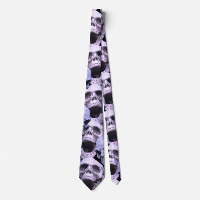 Corbata Cráneos púrpuras (Anverso)