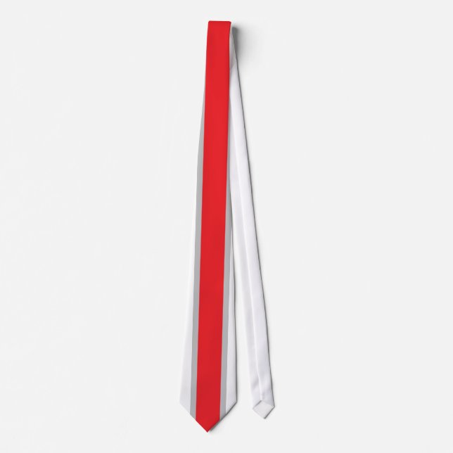 Corbata Cravate élégante à rayures rouges et blanches pour (Anverso)