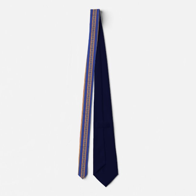 CORBATA CRAVATE MOTIF KABYLE AMAZIGH SYMBOLE DES BERBERES (Reverso)