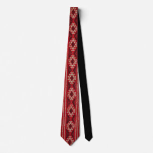 CORBATA CRAVATE MOTIF MZEB AMAZIGH SYMBOLE DES BERBERES