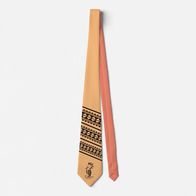 Corbata Cravate Motif Tribal (Anverso)