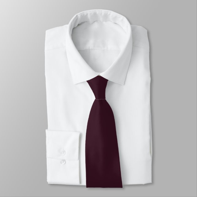 Corbata Crea el tuyo - Rojo más profundo (Atado)