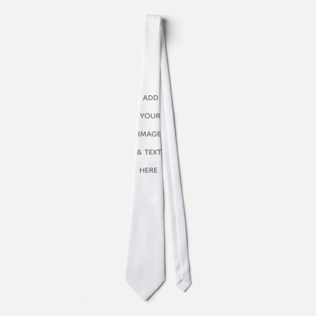 Corbata Crea tu propio blanco (Anverso)
