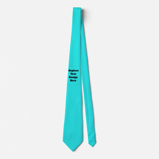 Corbata Crea tu propio cian (Anverso)