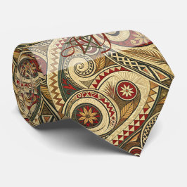 Corbata Crea Tu Propio Festivo Tribal Elegante Vacacional