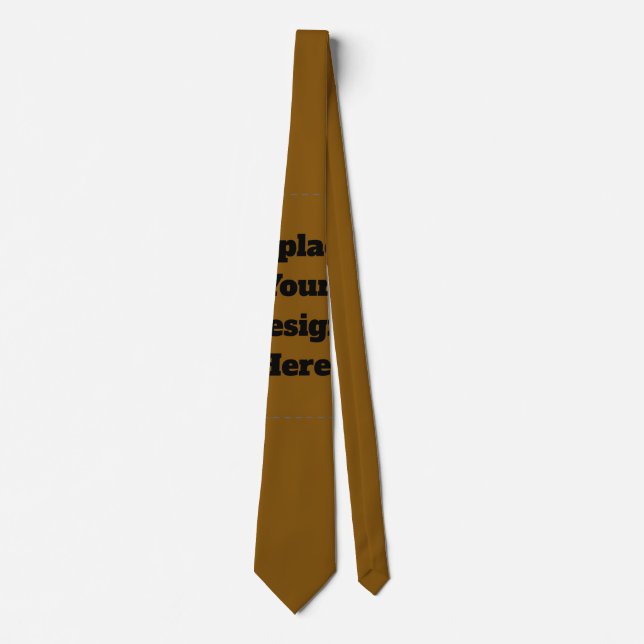 Corbata Crea tu propio marrón (Anverso)