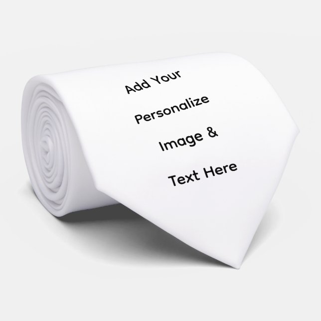 Corbata crea tu propio texto personalizado (Enrollado)