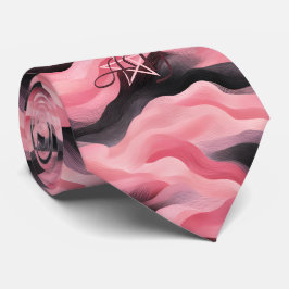Corbata Crea tus propias olas ombré rosadas elegantes