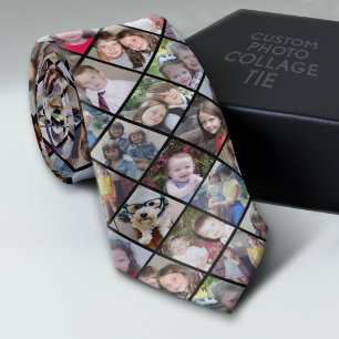 Corbata Crea un collage de fotos personalizado con 12 foto