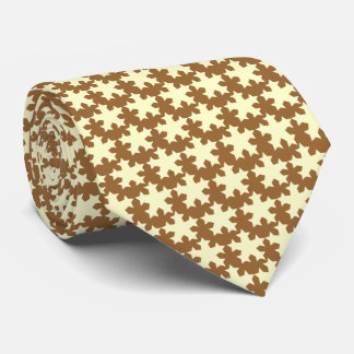Corbata Cream Atlantean Holly - Brown