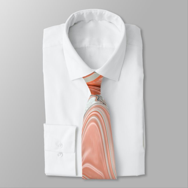 Corbata Cream Pudding Abstract Tie (Atado)