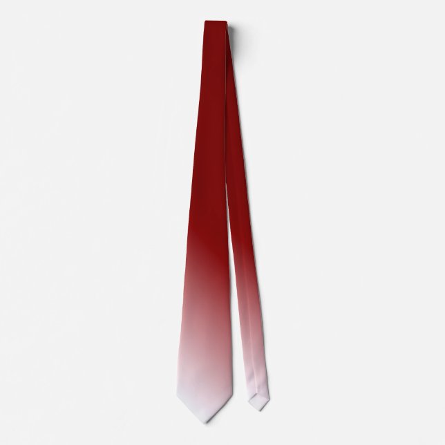 Corbata Creativo Original Estiloso Rojo Abstracto (Anverso)