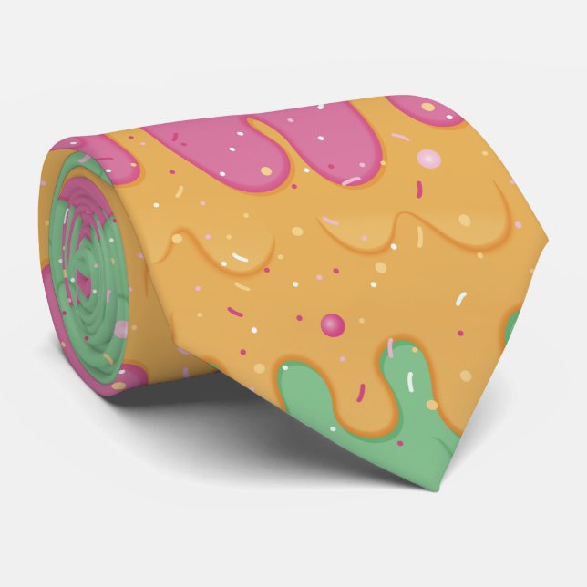 Corbata Crema de hielo Rainbow Sherbet (Enrollado)