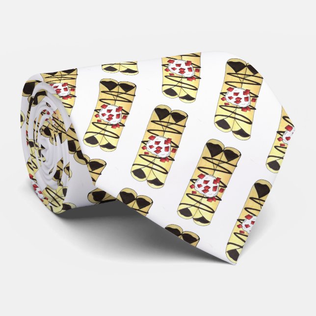 Corbata Crepe de crepe de chocolate Francia Crepes de comi (Enrollado)