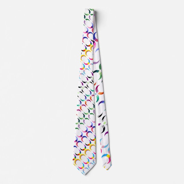 Corbata Crescent Pride Flag Moons (Anverso)
