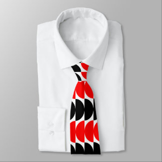 Corbata Crescents alternativos 02 - Rojo y Negro