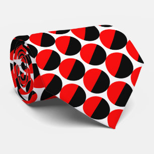 Corbata Crescents alternativos 06a - Rojo y Negro