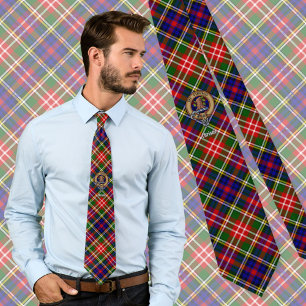 Corbata Crestón del Clan Christie sobre Tartán