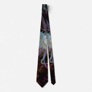 Corbata Crimson Anemone Neck Tie