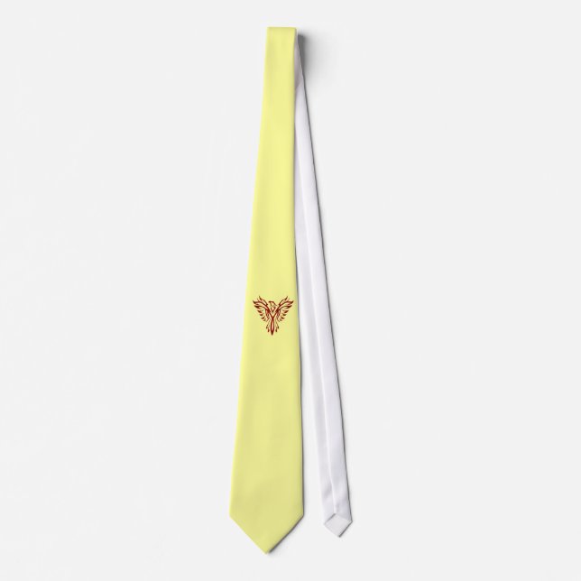 Corbata Crimson Phoenix Rising necktie (Anverso)