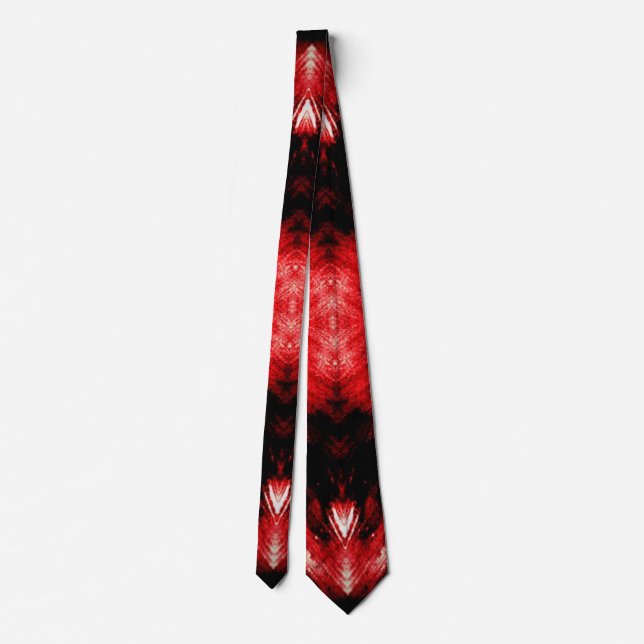 Corbata Crimson Symmetry (Reverso)