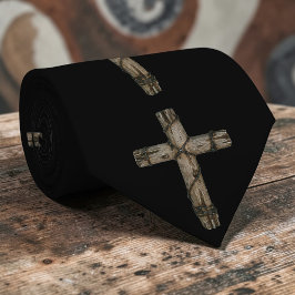 Corbata cristiana de cruz personalizada
